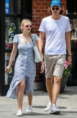 DAKOTA FANNING and Henry Frye Out for Lunch in New York 07/21/2018