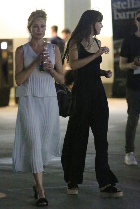 DAKOTA JOHNSON and MELANIE GRIFFITH Night Out in Hollywood 07/07/2018