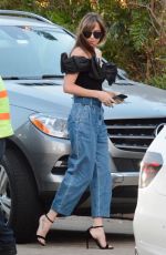 DAKOTA JOHNSON Arrives at Soho House in Malibu 07/10/2018