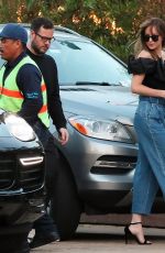 DAKOTA JOHNSON Arrives at Soho House in Malibu 07/10/2018