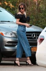 DAKOTA JOHNSON Arrives at Soho House in Malibu 07/10/2018