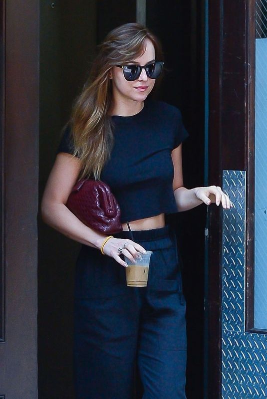 DAKOTA JOHNSON Leaves Her Hotel in New York 07/17/2018