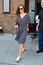 DAKOTA JOHNSON Leaves Her Hotel in New York 07/20/2018