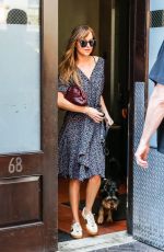 DAKOTA JOHNSON Leaves Her Hotel in New York 07/20/2018