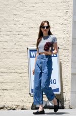DAKOTA JOHNSON Leaves Thibiant in Beverly Hills 07/11/2018