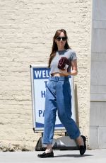 DAKOTA JOHNSON Leaves Thibiant in Beverly Hills 07/11/2018