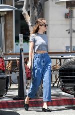 DAKOTA JOHNSON Leaves Thibiant in Beverly Hills 07/11/2018