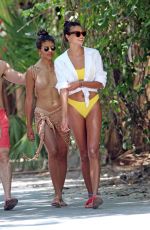 DANIELA BRAGA in Bikini on Holiday in Tulum 07/02/2018