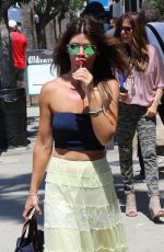 DANIELLE VASINOVA Licking a Lollipop in Los Angeles 07/15/2018