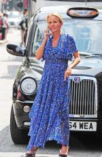 DAVINIA TAYLOR Out in London 07/28/2018