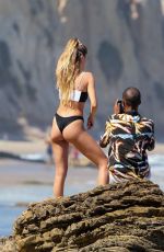 DELILAH BELLE HAMLIN in Bikini at a Beach in Malibu 07/15/2018