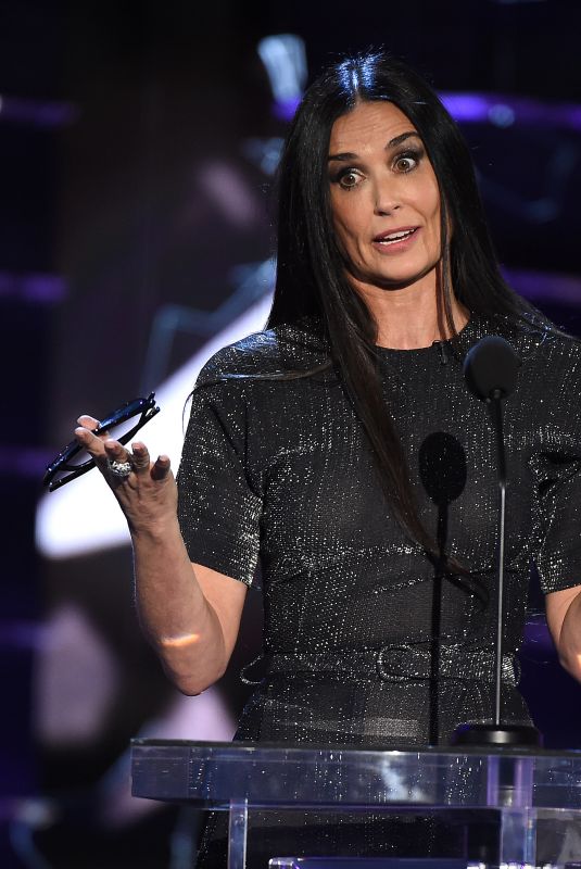 DEMI MOORE at Comedy Central Roast of Bruce Willis in Los Angeles 07/14/2018