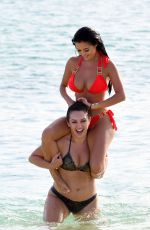 DEMI ROSE MAWBY and ALEXANDRA CANE in Bikinis at a Beach in Cape Verde, June 2018