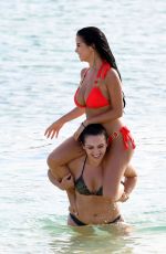 DEMI ROSE MAWBY and ALEXANDRA CANE in Bikinis at a Beach in Cape Verde, June 2018