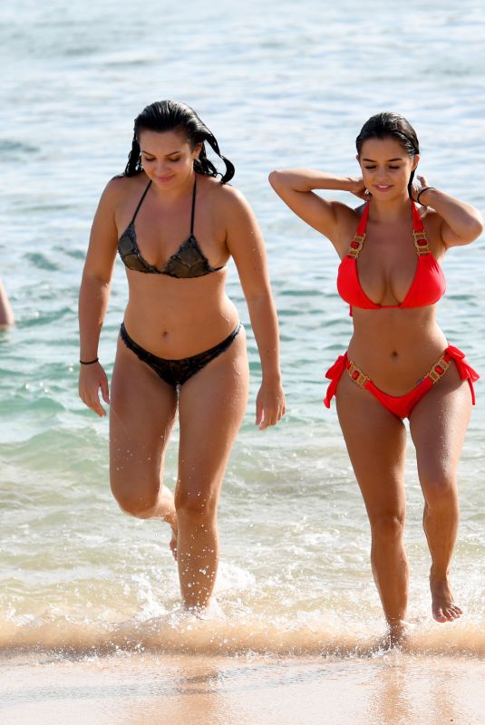 DEMI ROSE MAWBY and ALEXANDRA CANE in Bikinis at a Beach in Cape Verde, June 2018