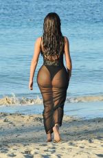 DEMI ROSE MAWBY in Bikini at a Beach in Ibiza 06/22/2018
