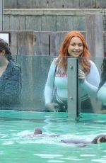 DEMI ROSE MAWBY Out at London Zoo 06/14/2018