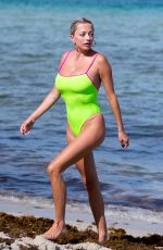 DEVIN BRUGMAN, NATASHA OAKLEY and CAROLINE VREELAND in Bikinis at a Beach in Miami 07/15/2018