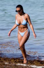 DEVIN BRUGMAN, NATASHA OAKLEY and CAROLINE VREELAND in Bikinis at a Beach in Miami 07/15/2018