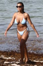 DEVIN BRUGMAN, NATASHA OAKLEY and CAROLINE VREELAND in Bikinis at a Beach in Miami 07/15/2018