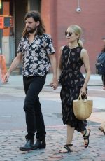DIANNA AGRON and Winston Marshall Out in New York 07/09/2018