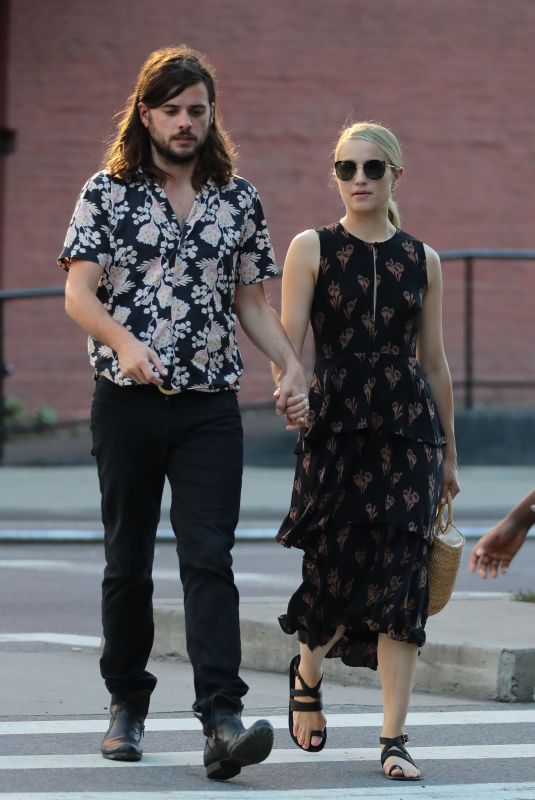 DIANNA AGRON and Winston Marshall Out in New York 07/09/2018