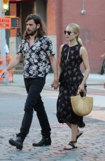 DIANNA AGRON and Winston Marshall Out in New York 07/09/2018