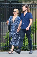 DIANNA AGRON and Winston Marshall Out in New York 07/19/2018