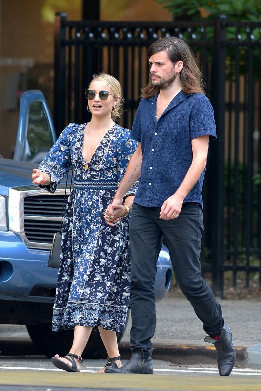 DIANNA AGRON and Winston Marshall Out in New York 07/19/2018