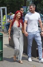 DIANNE BUSWELL and Anthony Quinlan at Wimbledon Tennis Championships in London 07/12/2018