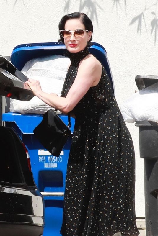 DITA VON TEESE Out and About in Hollywood 07/09/2018