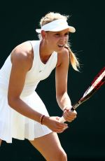 DONNA VEKIC at Wimbledon Tennis Championships in London 07/06/2018