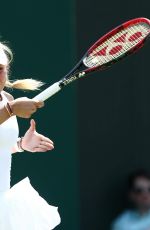 DONNA VEKIC at Wimbledon Tennis Championships in London 07/06/2018