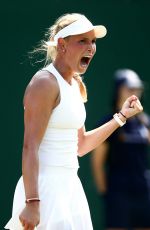 DONNA VEKIC at Wimbledon Tennis Championships in London 07/06/2018