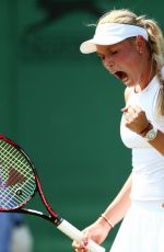 DONNA VEKIC at Wimbledon Tennis Championships in London 07/06/2018