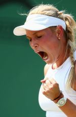 DONNA VEKIC at Wimbledon Tennis Championships in London 07/06/2018
