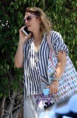 DREW BARRYMORE Leaves Matsuhisa Restaurant in Beverly Hills 07/19/2018