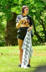 DUA and RINA LIPA at a Picnic in Central Park in New York 07/29/2018