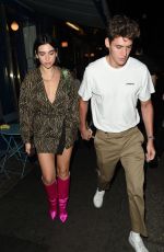 DUA LIPA and Out for Dinner at Palomar in London 07/17/2018