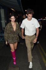 DUA LIPA and Out for Dinner at Palomar in London 07/17/2018