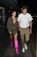 DUA LIPA and Out for Dinner at Palomar in London 07/17/2018