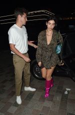DUA LIPA and Out for Dinner at Palomar in London 07/17/2018