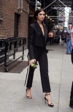 DUA LIPA Leaves Stephen Colber Show in New York 07/26/2018