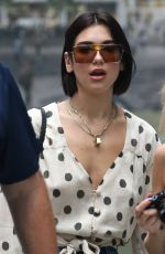 DUA LIPA Out and About in New York 07/27/2018