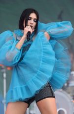 DUA LIPA Performs at Lollapalooza Paris Festival 07/22/2018