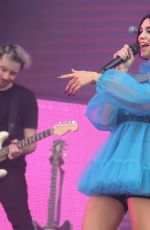 DUA LIPA Performs at Lollapalooza Paris Festival 07/22/2018