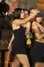 DUA LIPA Watching World Cup Semi-final at Forty Dean in London 07/11/2018