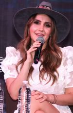 DULCE MARIA at Billboard Latin Music Showcase Press Conference in Mexico City 07/18/2018