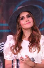 DULCE MARIA at Billboard Latin Music Showcase Press Conference in Mexico City 07/18/2018