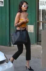 EIZA GONZALEZ in a Tube-top Out in Los Angeles 07/03/2018